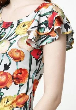 Madam-T Robe De Jour - Hellgrau Rot -Madam-T Soldes 2022 81ae1d829e2142f095b01a1e95b82afa