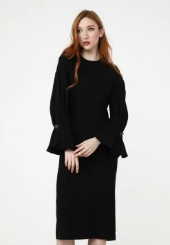 Madam-T KAZIMIRA - Robe Fourreau - Schwarz