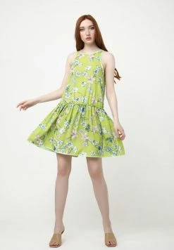 Madam-T LAZUR - Robe De Jour - Hellgrün Weiß -Madam-T Soldes 2022 8298714b4a594259b921a05b8a9cbf86