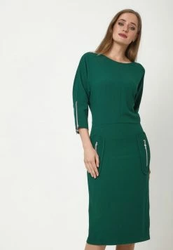 Madam-T FAUSTINA - Robe Pull - Smaragdgrün