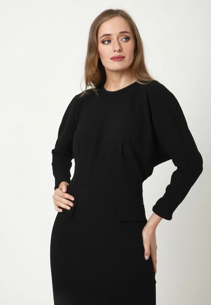 Madam-T Robe Fourreau - Schwarz 6 Madam-T Robe Fourreau - Schwarz – Image 6