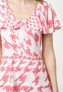 Madam-T Robe Longue - Rosa/weiß -Madam-T Soldes 2022 830003be290445cc8a976669f50b136a