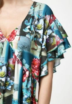 Madam-T Robe De Jour - Aqua Rot -Madam-T Soldes 2022 830bb720171044f3943eec32f271ee29