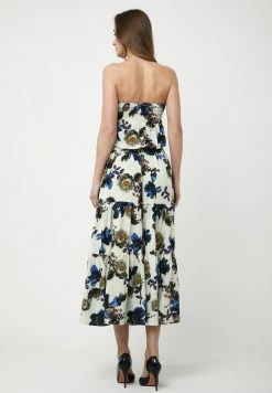 Madam-T Robe De Jour - Gelb, Indigo -Madam-T Soldes 2022 8402ff66a73f4449923d1342e9d96cf3