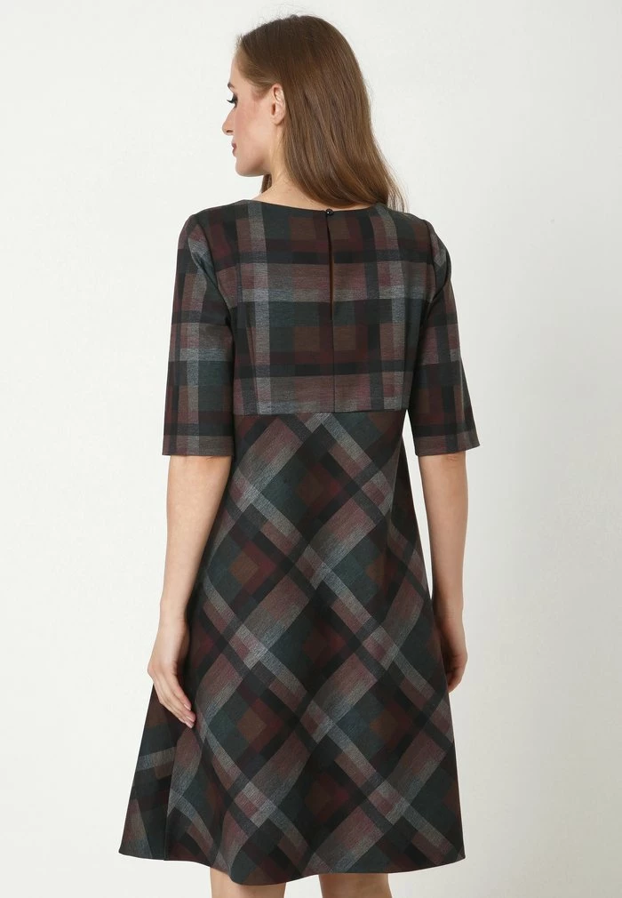 Madam-T ASIDA - Robe En Jersey - Grün, Braun 6 Madam-T ASIDA - Robe En Jersey - Grün, Braun – Image 6