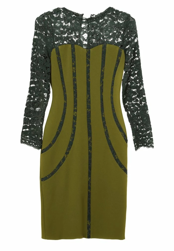 Madam-T BAKURA - Robe Fourreau - Khaki 7 Madam-T BAKURA - Robe Fourreau - Khaki – Image 7