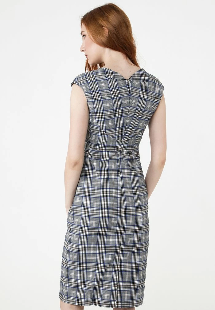 Madam-T MUTALA - Robe Fourreau - Grau Indigo 3 Madam-T MUTALA - Robe Fourreau - Grau Indigo – Image 3