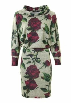 Madam-T BAT - Robe Fourreau - Olive, Raspberry -Madam-T Soldes 2022 850650bf34fc48388a44aef6ff2639cc