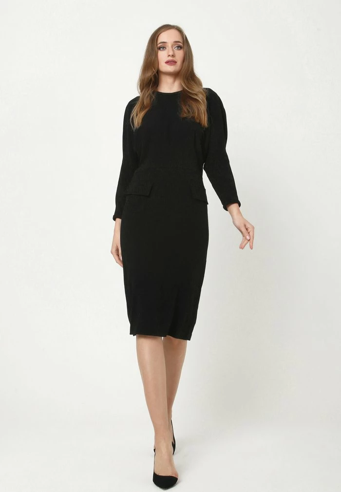 Madam-T Robe Fourreau - Schwarz 4 Madam-T Robe Fourreau - Schwarz – Image 4