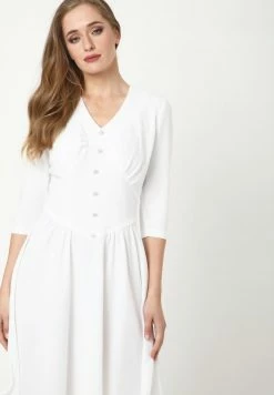 Madam-T DAISY - Robe De Jour - Weiß -Madam-T Soldes 2022 853fe7e4a7da4e72bbca37af50f2acef