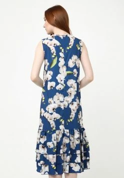 Madam-T GAISA - Robe De Jour - Blau, Hellbraun -Madam-T Soldes 2022 85bfa892f75d4b6eade1c93b34425cad