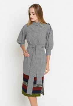 Madam-T ALLTAGS MARENA - Robe De Jour - Grau, Rot -Madam-T Soldes 2022 85d3830f172a4a6b96522ecc1431b80a