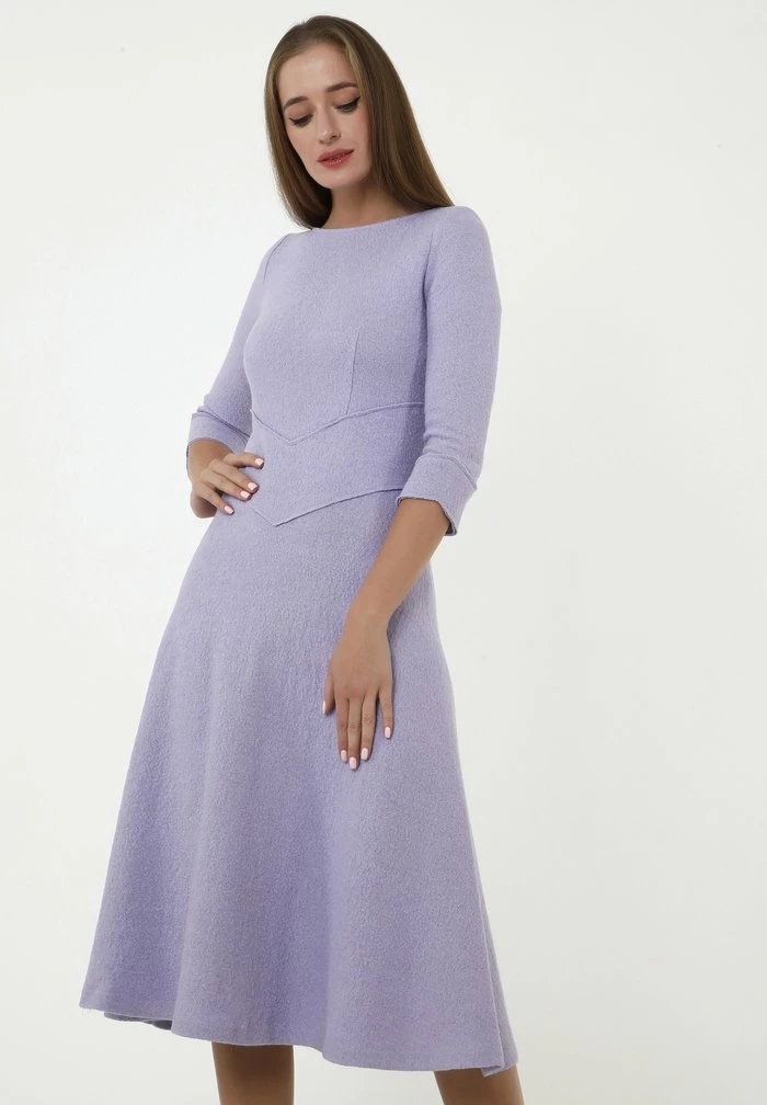 Madam-T YANNA - Robe En Jersey - Lila 8 Madam-T YANNA - Robe En Jersey - Lila – Image 8