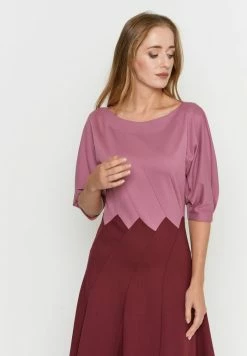 Madam-T ERGO - Robe De Jour - Rosa/weinrot -Madam-T Soldes 2022 86869525421b4c9d9ec3c876fd108d1a