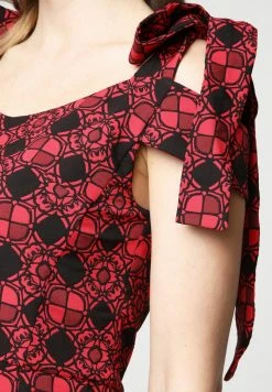 Madam-T Robe De Jour - Schwarz Rot -Madam-T Soldes 2022 86d09f6a4f4b446a9ddacf0df3b75e08