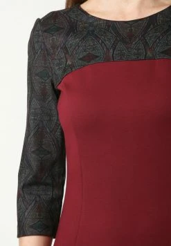 Madam-T Robe De Jour - Weinrot, Grün -Madam-T Soldes 2022 86e0eebf5d5d4e5dadc66ce8ee1cc0c0