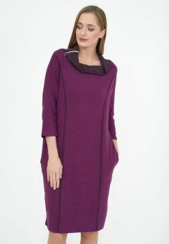 Madam-T KASHIRA - Robe Pull - Pflaume