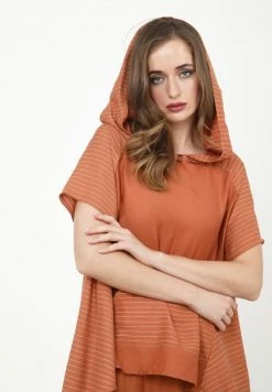 Madam-T KIRA - Tunique - Ingwer, Weiß -Madam-T Soldes 2022 877cb71082fc47e9b219d80f133cde05