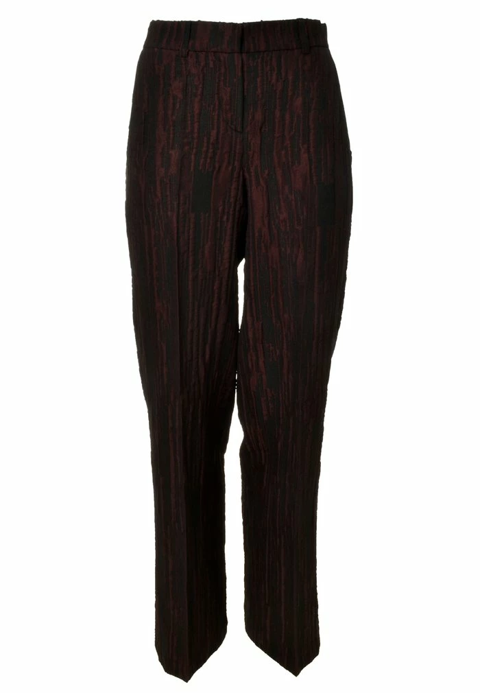 Madam-T ROZALIA - Pantalon Classique - Black/burgundy 7 Madam-T ROZALIA - Pantalon Classique - Black/burgundy – Image 7