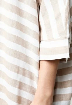 Madam-T Robe En Jersey - Beige, Weiß -Madam-T Soldes 2022 884cb3b34bc04d1ebccfc305dac67af4