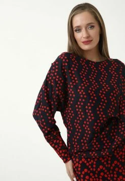 Madam-T CHERRY - Robe Fourreau - Blau/rot -Madam-T Soldes 2022 8872a48179434a91800b80d2ac40deaf