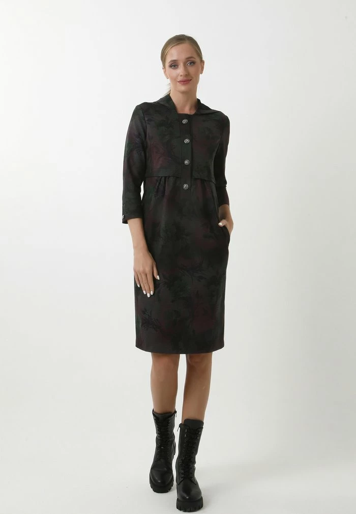 Madam-T VETRA - Robe Fourreau - Grün, Pflaume 2 Madam-T VETRA - Robe Fourreau - Grün, Pflaume – Image 2