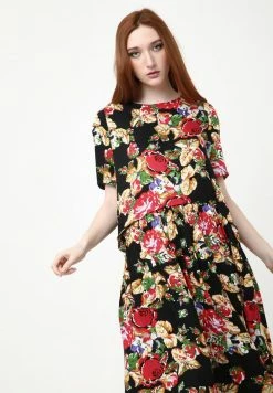 Madam-T Robe De Jour - Schwarz ,urgurgundy -Madam-T Soldes 2022 88fb108a608f417bacf2f52e0aa8c46e