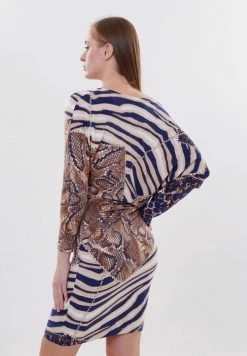 Madam-T KASANDRA - Robe De Jour - Beige,/blau -Madam-T Soldes 2022 893ef0dc108c43ae9327d57315d59421