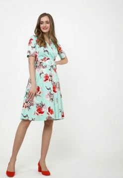 Madam-T NENSI - Robe De Jour - Ro/ Hellgrün