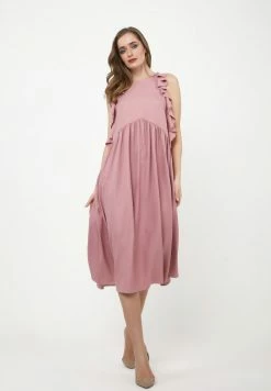 Madam-T Robe De Jour - Rosa