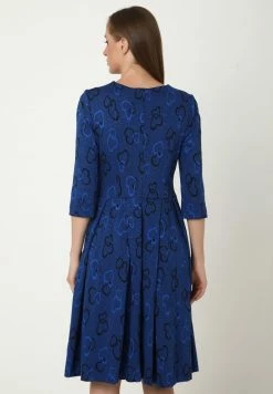 Madam-T Robe Fourreau - Indigo Schwarz -Madam-T Soldes 2022 898ee2d7e35a4b729c88493fd0d04f95