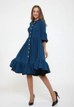 Madam-T CHIARA - Robe Chemise - Aqua -Madam-T Soldes 2022 8a4a06c83b3f406a950fe1cf4ce9fde3