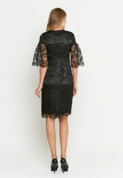 Madam-T Robe De Jour - Schwarz -Madam-T Soldes 2022 8a4eb6dd23c1421ebb9a5a5495dd40ea