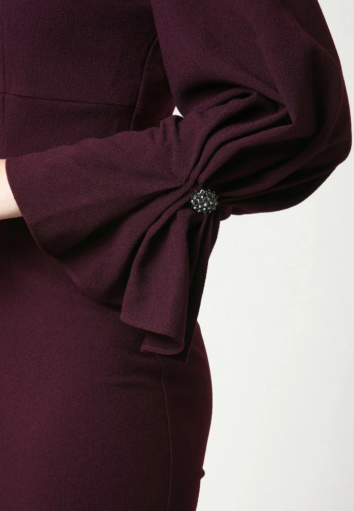 Madam-T KAZIMIRA - Robe Fourreau - Pflaume 6 Madam-T KAZIMIRA - Robe Fourreau - Pflaume – Image 6