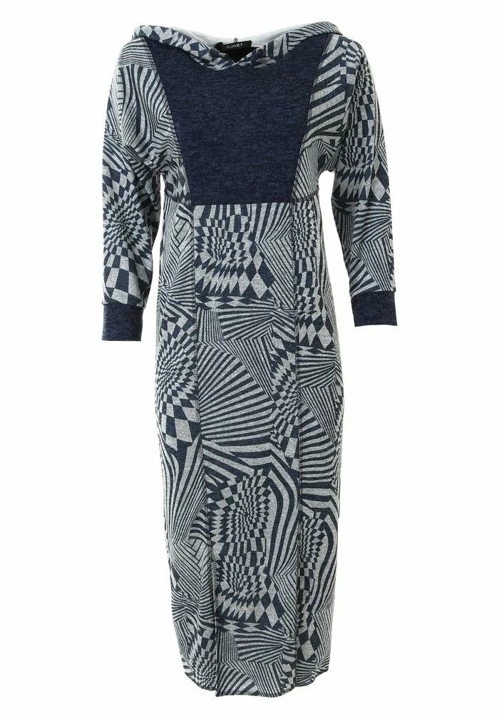 Madam-T ZLATA - Robe Fourreau - Grau/blau 7 Madam-T ZLATA - Robe Fourreau - Grau/blau – Image 7