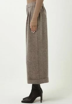 Madam-T TRESSA - Pantalon Classique - Schwarz/ Senf -Madam-T Soldes 2022 8b112952532d499ea401fd7a20f28cd0