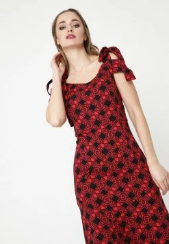 Madam-T Robe De Jour - Schwarz Rot -Madam-T Soldes 2022 8b30548e0440447680a0755d83ad2e96