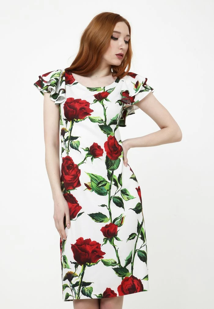 Madam-T Robe De Jour - Kornblume Blau Lila 2 Madam-T Robe De Jour - Kornblume Blau Lila – Image 2