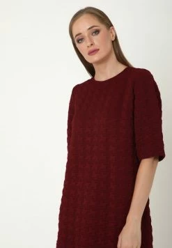 Madam-T ALLTAGS - Robe De Jour - Weinrot -Madam-T Soldes 2022 8b9ccb4685fd400b9de3fb6f12a752a0