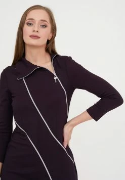 Madam-T MODERN - Robe Fourreau - Dunkelviolett -Madam-T Soldes 2022 8c45b416f2054fac8a738086e7540018