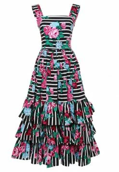 Madam-T Robe De Jour - Schwarz, Rosa -Madam-T Soldes 2022 8cc320b7355647b79ed69654e80198dc