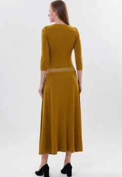 Madam-T Robe Longue - Light Brown -Madam-T Soldes 2022 8cd583a244434748adfe1cbbbbbb4381