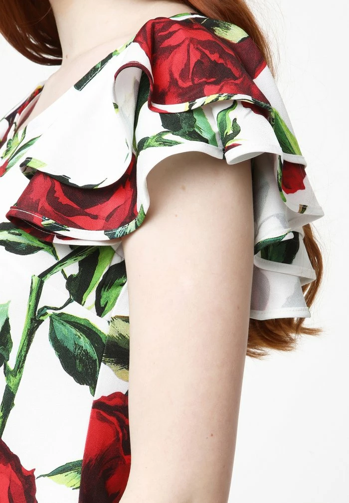 Madam-T Robe De Jour - Kornblume Blau Lila 6 Madam-T Robe De Jour - Kornblume Blau Lila – Image 6