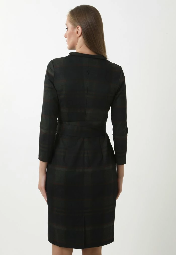 Madam-T LINA - Robe De Jour - Schwarz/ Grün 3 Madam-T LINA - Robe De Jour - Schwarz/ Grün – Image 3