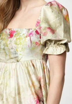 Madam-T AMORESSA - Robe Longue - Olive, Pink -Madam-T Soldes 2022 8d963683c25b445d8e1f7b453a0b81ff