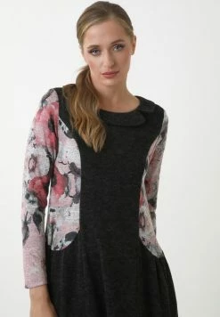 Madam-T PATRICIA - Robe De Jour - Black/light Pink -Madam-T Soldes 2022 8dc933adef7a45fc846f0017871188ad