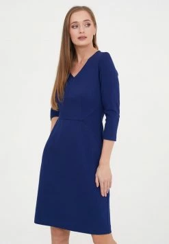 Madam-T LIRIA - Robe Fourreau - Indigo