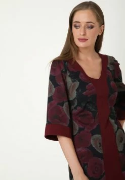 Madam-T REINA - Robe Fourreau - Dark Red -Madam-T Soldes 2022 8e2749126cbd44dba398c306bba40803