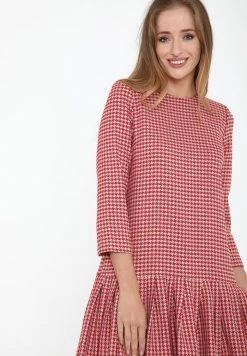 Madam-T OTTILIANA - Robe De Jour - Grau, Rot -Madam-T Soldes 2022 8e2859a016934db0812f1c6195eeb301