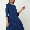 Madam-T Robe Fourreau - Indigo Schwarz